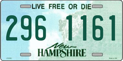NH license plate 2961161