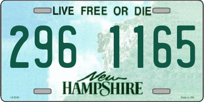 NH license plate 2961165