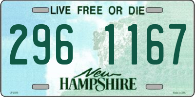 NH license plate 2961167