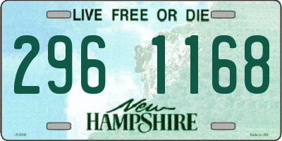 NH license plate 2961168