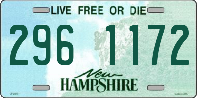 NH license plate 2961172