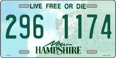 NH license plate 2961174