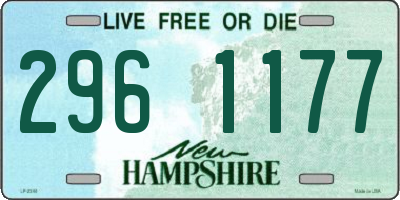 NH license plate 2961177
