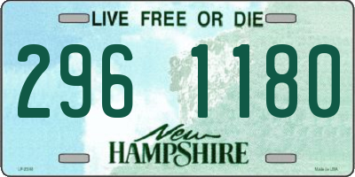 NH license plate 2961180