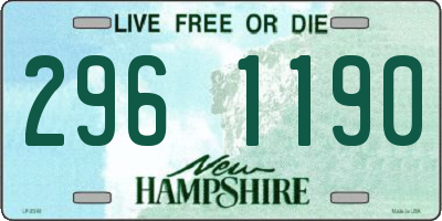 NH license plate 2961190