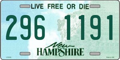 NH license plate 2961191