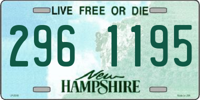 NH license plate 2961195