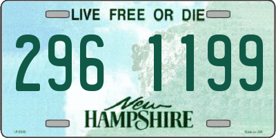 NH license plate 2961199