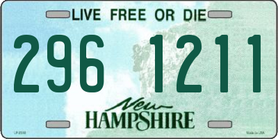 NH license plate 2961211