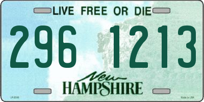 NH license plate 2961213
