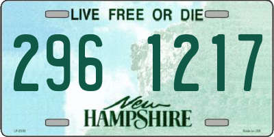 NH license plate 2961217