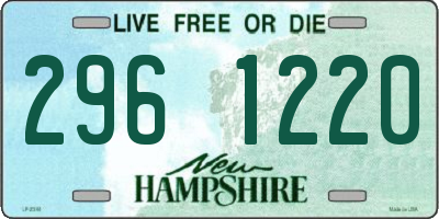 NH license plate 2961220