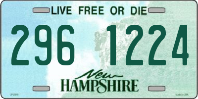 NH license plate 2961224