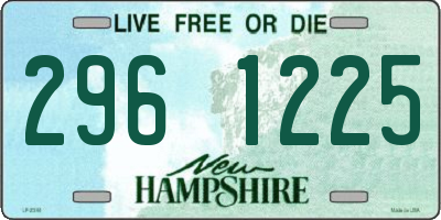 NH license plate 2961225