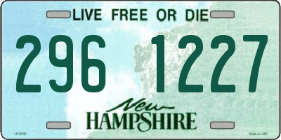 NH license plate 2961227