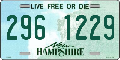 NH license plate 2961229