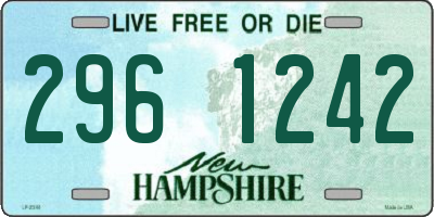 NH license plate 2961242