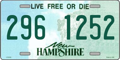 NH license plate 2961252