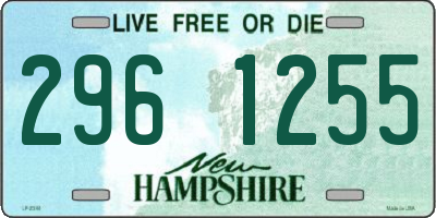 NH license plate 2961255