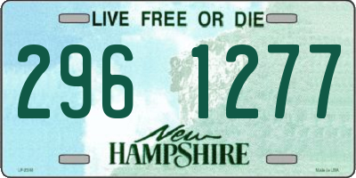 NH license plate 2961277