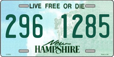 NH license plate 2961285