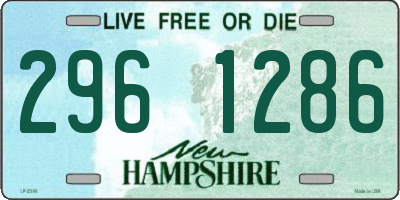 NH license plate 2961286