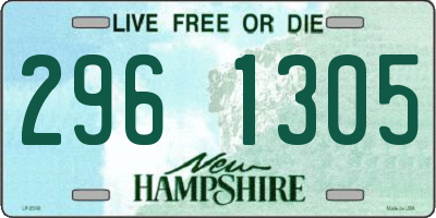 NH license plate 2961305