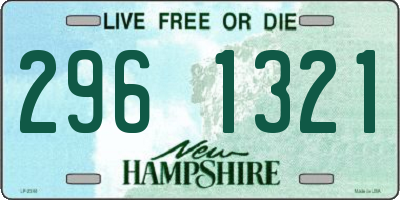 NH license plate 2961321