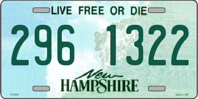 NH license plate 2961322