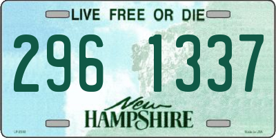 NH license plate 2961337