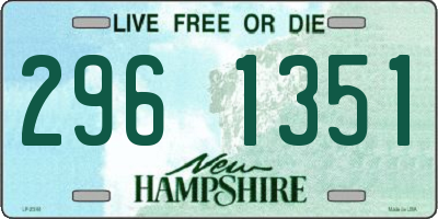 NH license plate 2961351