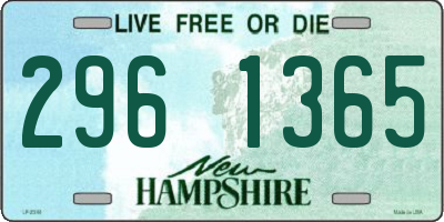 NH license plate 2961365