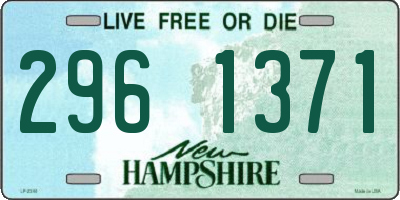 NH license plate 2961371