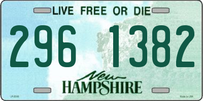 NH license plate 2961382