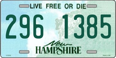 NH license plate 2961385
