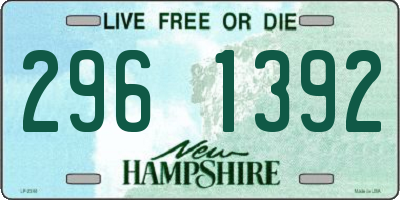 NH license plate 2961392