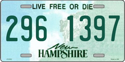 NH license plate 2961397