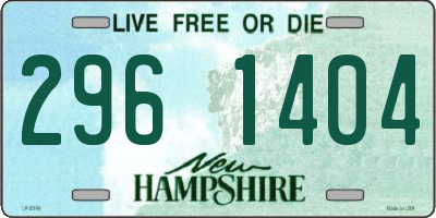 NH license plate 2961404
