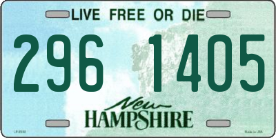 NH license plate 2961405