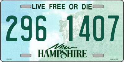 NH license plate 2961407