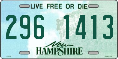 NH license plate 2961413