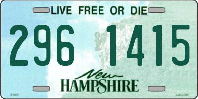 NH license plate 2961415