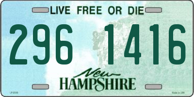 NH license plate 2961416