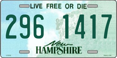 NH license plate 2961417