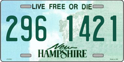 NH license plate 2961421