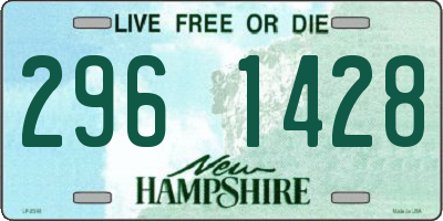 NH license plate 2961428