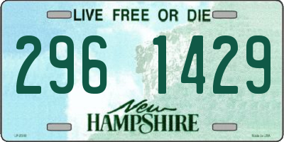 NH license plate 2961429