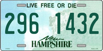 NH license plate 2961432