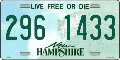 NH license plate 2961433