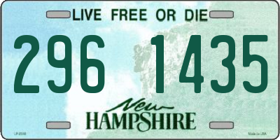NH license plate 2961435